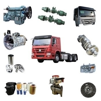 Zware vrachtwagen 10 wielen SINOTRUK HOWO Truck parts HOWO 371 375 Dump truck spare parts