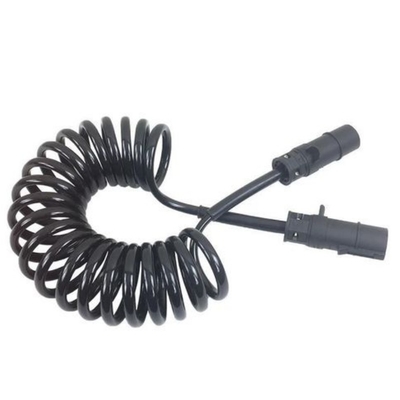 Nylon 7-kernkabel voor vrachtwagen- en aanhangwagenparkeerlichten ABS-elektrisch spiraalkabel 12V