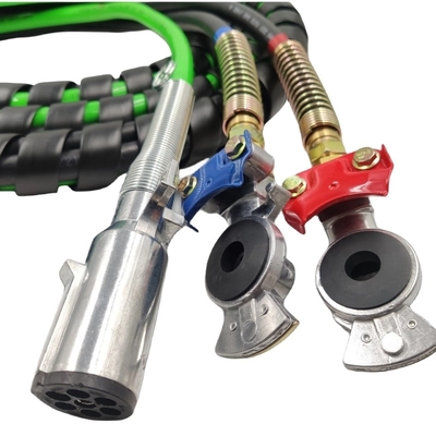 Speed Steel 15Ft 3 in 1 Truck Air Line ABS Power Cable met Glad Hand voor Semi Truck Brake System