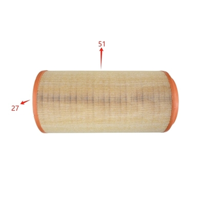 Truck Model FAW Air Filter Assembly K2751 DZ9X259190121 voor Shacman Delong X3000 Trucks