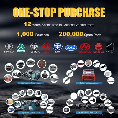 Middenas Assy Spare Parts voor Sinotruk Foton Shacman FAW AZ9231320745 2015 Car Make