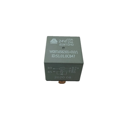 Top Howo T7h T5g Sitrak C7h Elektrisch systeem Truck Spare Parts 24V 2X15A WG9716582301 010/1 Relais JD287/2HD