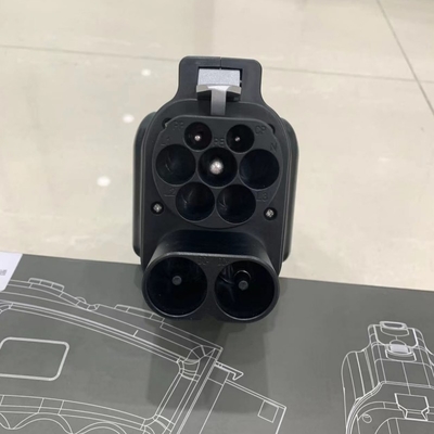 Draagbare CCS 2 naar GBT Adapter 1000V DC 200A Snel opladen voor elektrische auto-opladerconnector