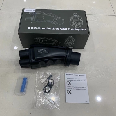 Draagbare CCS 2 naar GBT Adapter 1000V DC 200A Snel opladen voor elektrische auto-opladerconnector