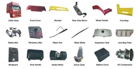 Standaardgrootte vrachtwagen reserveonderdeel accessoires Starter gebruikt voor Shacman OE NO. 4974389X